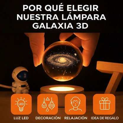 Lámpara Galaxia Giratoria